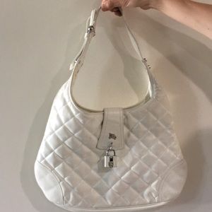 White Leather bag from Burberry